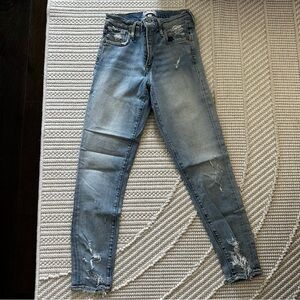 Agolde Distressed Light Blue Women's Jeans